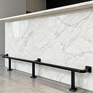 Bar Foot Rail Kit, Stainless Steel Complete Undercounter Mount, Heavy Duty Footrest for Commercial