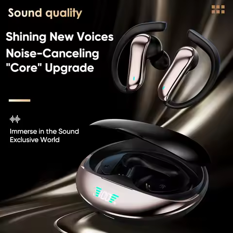 Wireless Bluetooth Earbuds Earhook InEar BT5.4 Deep Bass Stereo Sports Headphones for iPhone & Andro