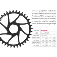 PASS Oy Mountain Bike Front Crankset,Long Narrow Wide Front Crank 30T-42T For SRAM XX1, XX1 Eagle, X01, X01 Eagle Bicycle Parts