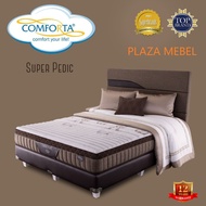 SET Kasur Spring Bed Comforta Super Pedic 160 - 200 ( FULLSET )