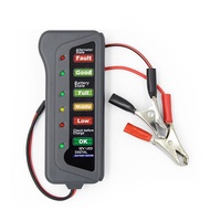 ‘；。【； Mini 12V Vehicle Motorcycle Cary Batterys Tester 6 LED Lights Display Auto Cary Diagnostic Tol Cary Batterys Alternator For Cars
