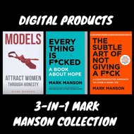 Mark Manson 3-in-1 Bundle | Models + The Subtle Art of Not Giving a Fck + Everything Is Fcked