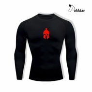 Spartan Long Sleeve Compression Shirt Sports T-Shirt / Spartan Long Sleeve Tight Compression Sports 
