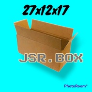 Cardboard box packing 27x12x17