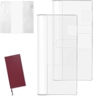 2pcs Protective Sleeves for Weeks, 21x19.5cm/8.2x7.7in Waterproof PVC Planner Cover Protector Anti-G
