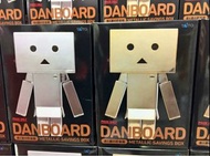 日本直送景品 貓耳紙箱人 紙盒人 阿楞Nyanboard Cat in Danboard貯金箱（銀色）