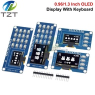 3/4 cm OLED Display Module with Matrix Button Keyboard I2C Interface LCD Screen