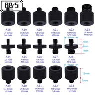 【B&S】 Conversion Screw Dual Nuts Tripod Mount Screw 1/4 to M4 M5 M6 M8 M10 Inch Projector Braet Adap
