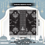 Latest White Dove Batik Motif Muslim Sarong Full Printing Original Design BY REDBIL OFFICIAL STORE A
