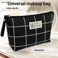 wei Makeup Bag Convenient And Simple Canvas Travel Cosmetic Storage Bag Toiletry Bag ie