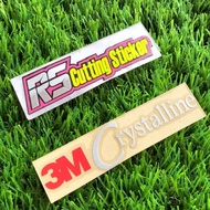 3m crystalline sticker cutting