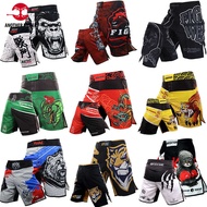 SK Tiger MMA Pants Combat Bo Shorts For Men Fiess Gym Sports Jiu-Jitsu Kickbo Muay Thai Shorts