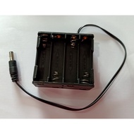 8 AA battery holder / case, with DC jack, for Magnetcode, Arduino, Microbit