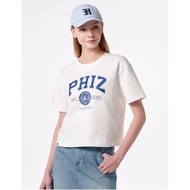 Hazzys Women's Loose Fit Short Sleeve Casual Letter Top - Ready Stock