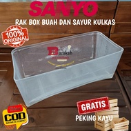 RAK BOX SAYUR DAN BUAH KULKAS SANYO SLIM KULKAS 1 PINTU ORIGINAL BEKAS