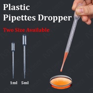 Plastic Dropper Pipette 1ml / 5ml