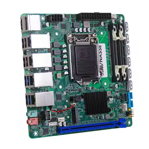 Full Flash Z270 NAS Multi Port ITX Monster Edition Allison Soft Router Synology Storage Server Mothe