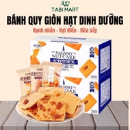 Nagano Nutritious Nut Crackers - Almonds, Cashews, Dried Coconut - Delicious, Snacks, Diet Biskut