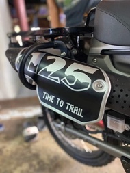 การ์ดกันร้อนข้างท่อ CT125 งานอุดมการช่าง