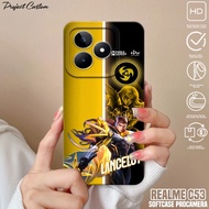 Softcase REALME C53hp - REALME C53 Casing ( Transparent Carhero ) Silicone REALME C53hp - Case REALM