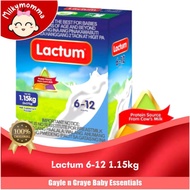 Lactum 6-12 Months 1.15kg. Plain Milk Supplement