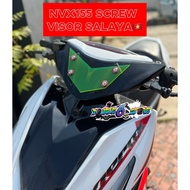 SALAYA 🇻🇳 YAMAHA NVX155 V1 V2 V3 SCREW VISOR SALAYA SKRU WINDSHIELD SCREW + RED WASHER M5 1 SET SKRU