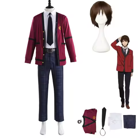 Newest Movies Eiga Kakegurui Ryota Suzui Cosplay Costume Japan South Korea JK School Uniform Red Coa