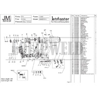 SPARE PART - JETMASTER CARBON BRUSH FOR HANDY 510 - ORIGINAL (1PC)