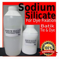 Sodium Silicate / MEMATIKAN WARNA 500G/1KG/ Above pH11 Dye Fixative.