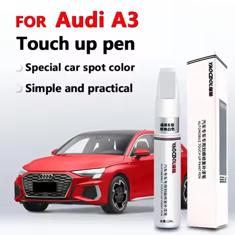 For Audi A3 A4 a6l Q2 Q3 Q5 Paint pen Car paint ibis White Glacier white black original factory spec