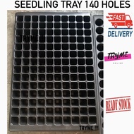 1 pcs 140 Hole Tray Seedling Tray Semaian Plastic Nursery Seed Germination
