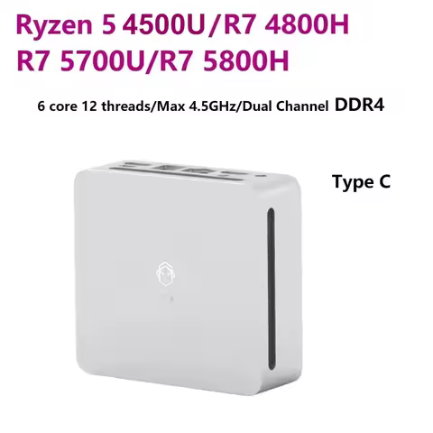 SZBOX Ryzen 5 4500U/R7 4800H/R7 5700U/R7 5800H Mini PC Windows 11 DDR4 3200Mhz NVME SSD WiFi 6 BT 5.