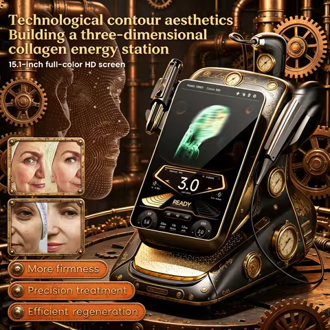 360MAX 25D HiFU 3 In 1 Technology Machine For Non Invasive Facial Slimming Anti Aging And Body Firmi