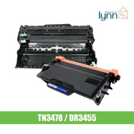 Brother TN-3478 TN3478 DR-3455 DR3455 Compatible Toner Cartridge Black + Drum