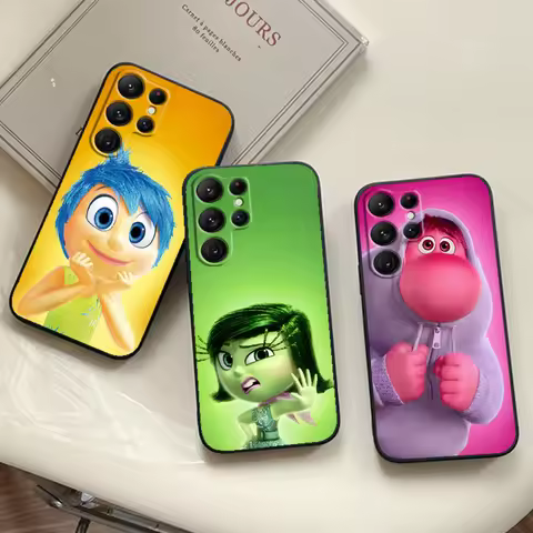 Disney Inside Out 2 Joy Cute For Samsung Galaxy S24 S23 S22 S21 S20 FE S10 S10E Plus Ultra Pro Lite 