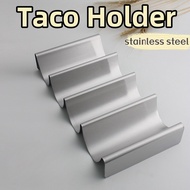 Stainless Steel Taco Holder Taco Rack for Kitchen Mexican Food Restaurant Taco Stand 4 Tortilla