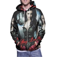Amy Lee Evanescence Fullprint Zipper Hoodie Jacket Polyester Jersey Material [Hoodie with Zipper] Fu