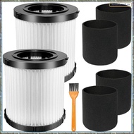 2 Pack DCV5801H HEPA Filter Compatible Foe  DCV580H, DCV581H 20V MAX Wet/Dry Vacuum