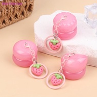 hhh34ertoy> 1Pcs 5g Mini Empty Plastic Lip Mask Jars With Keychain Pendant Lip Balm Cans Cream Lip B