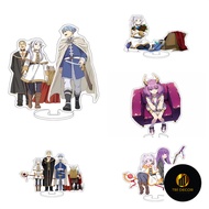 Keychain, Standee Model Anime Mage Funeral Fieren Himmel Fern Study and Work Desk Decoration