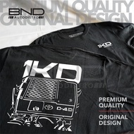MESIN Toyota 1KD 3.0 Diesel Engine T-Shirt - 1KD T-Shirt 1KD Toyota Hilux T-Shirt