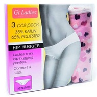 GT Ladies 3-Pack Panties - GTLS 06