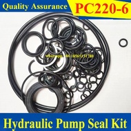 PC200-6 PC210-6 PC220-6 6D95 6D102 Hydraulic Pump Seal Kit for Komatsu Excavator Main Pump Complete 