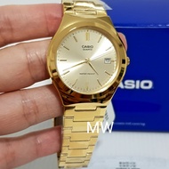 Casio MTP1170N-9A Quartz Analogue Gold Plate Gents Men Watch DRESS NEW CLASSIC