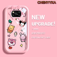 CHENYYKA Casing Ponsel untuk Xiaomi POCO X3 Poco X3 NFC Poco X3 Pro Poco X3 GT Case versi Q dari hew