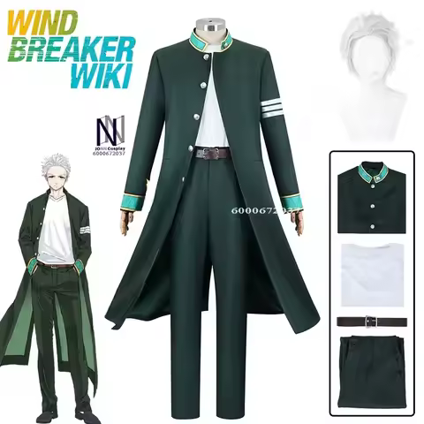 WIND BREAKER Anime Hajime Umemiya Cosplay Costume Wig Trench School Uniform Bofurin Haruka Sakura Ha