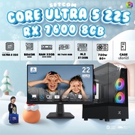 SETCOM + MONITOR BONMECOM2 ครบเซ็ตพร้อมจอ / CPU CORE ULTRA 5 225 / RX 7600 8GB / Case เลือกแบบได้ครั