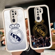 Soft Casing for OPPO Reno A37 A39 A5 2F A9 2020 2Z F11 A83 Pro White Q100 Real-Madr