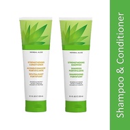 #100% HERBA_LIFE HERBAL ALOE STRENGTHENING SHAMPOO/CONDITIONER 250ML 2564-2565