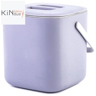 Plastic Kitchen Food Waste Trash Can Compost with Drainer Rubbish Container Organizer Accessories To